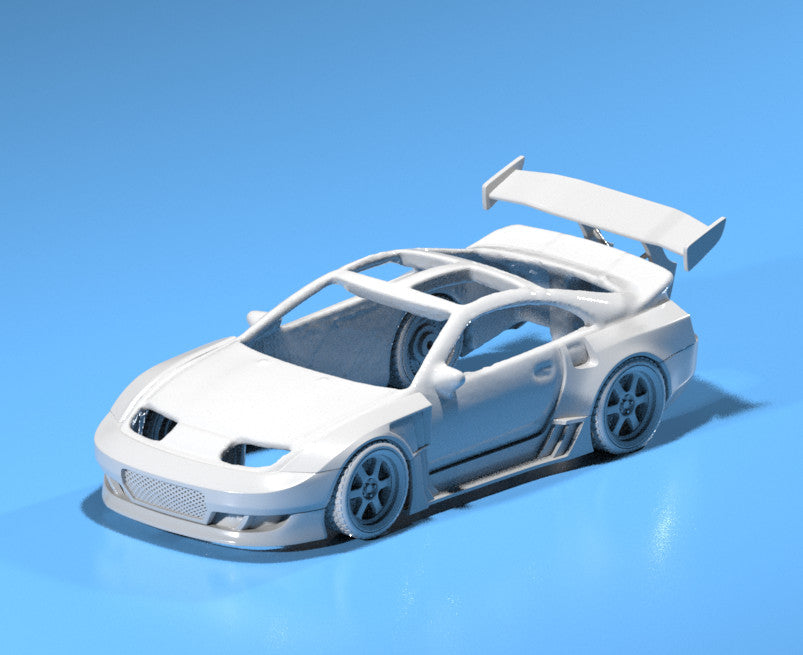 FatBoi Wide Body Kit For Hot Wheels Nissan 300zx - Resin - 3D Printed