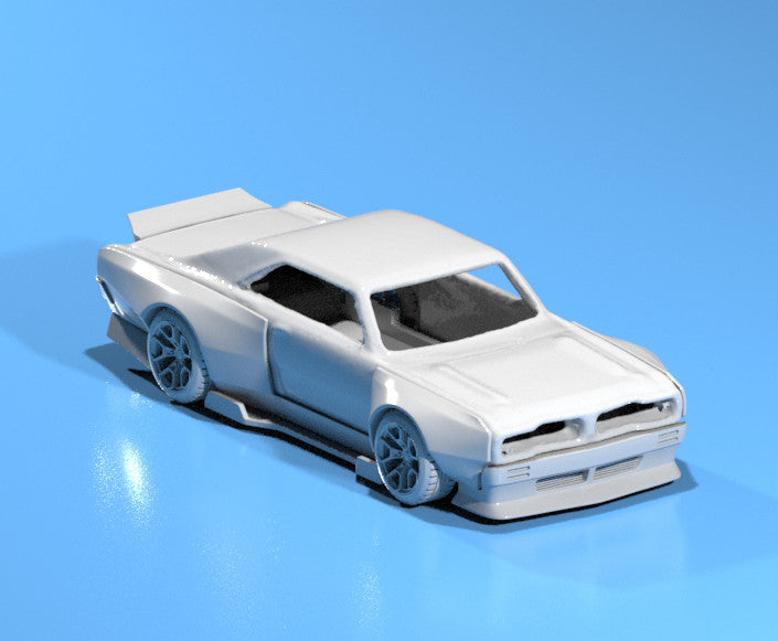 Street Legend Wide Body Kit For Hot Wheels '74 Brazilian Dodge Charger - Resin