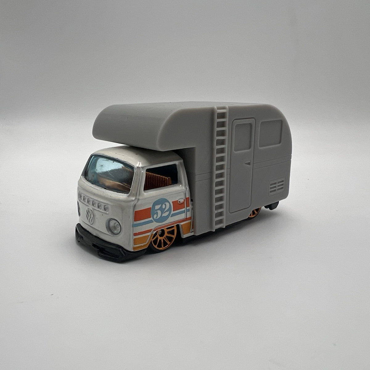 1/64 Camper For Hot Wheels Volkswagen T2 Pickup - 3d Printed Not Painted