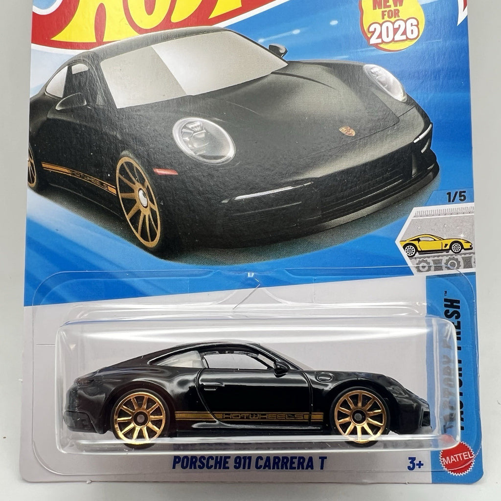 Hot Wheels Porsche 911 Carrera T black