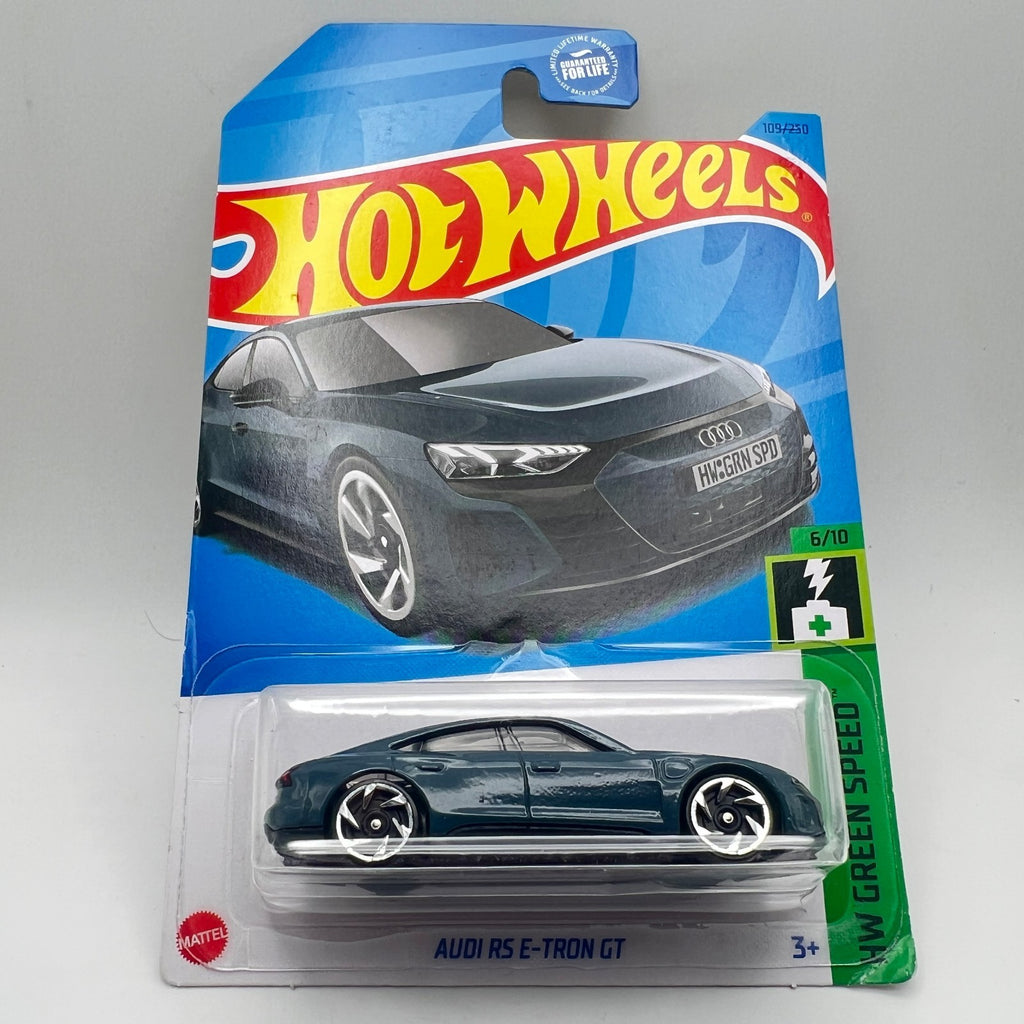 Hot Wheels Audi RS e-tron GT Dark Gray 109/250 HW Green Speed 6/10 1:64