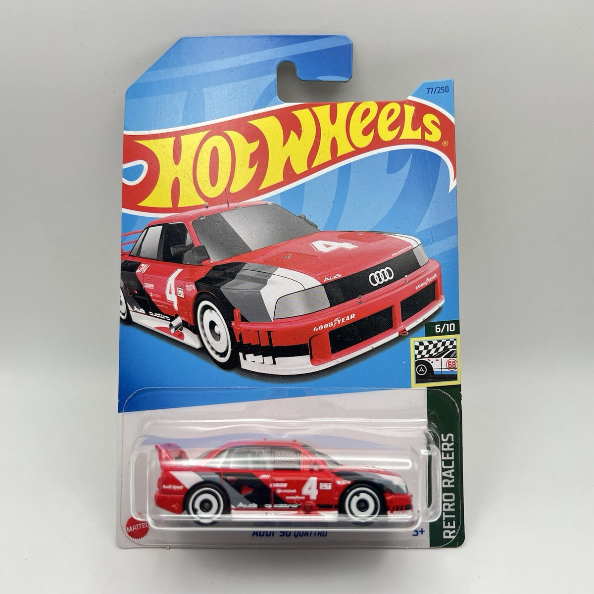 2023 Hot Wheels 77/250 HKJ81 Audi '90 Quattro Retro Racers 6/10