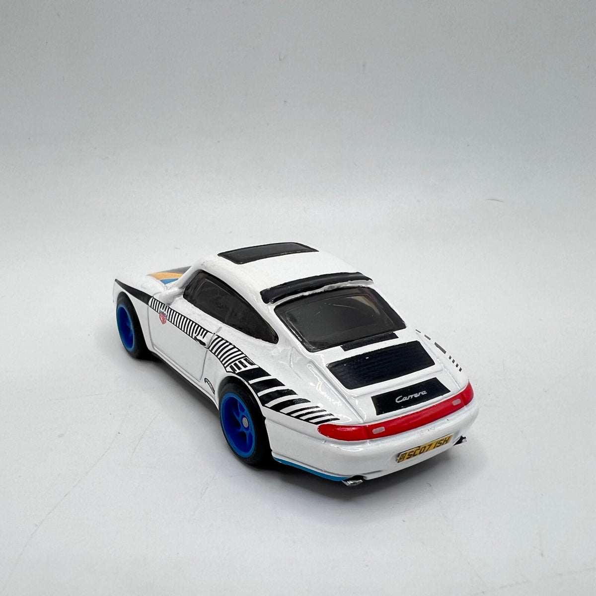 Hot Wheels 1996 Porsche Carrera White LOOSE 1/64