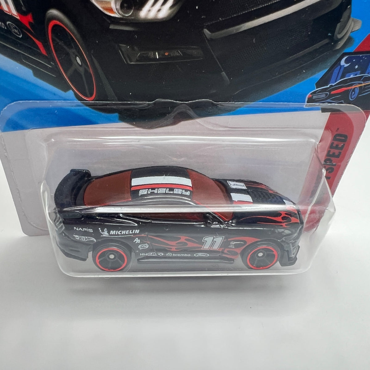 Hot Wheels 2020 Ford Mustang Shelby GT500 10/250 Nightspeed Black