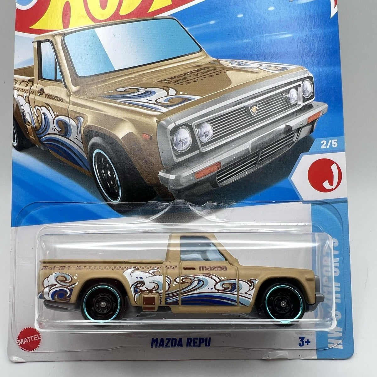 Hot Wheels 2025 HW J-Imports 2/5 047 Mazda REPU TAN Mad Mike