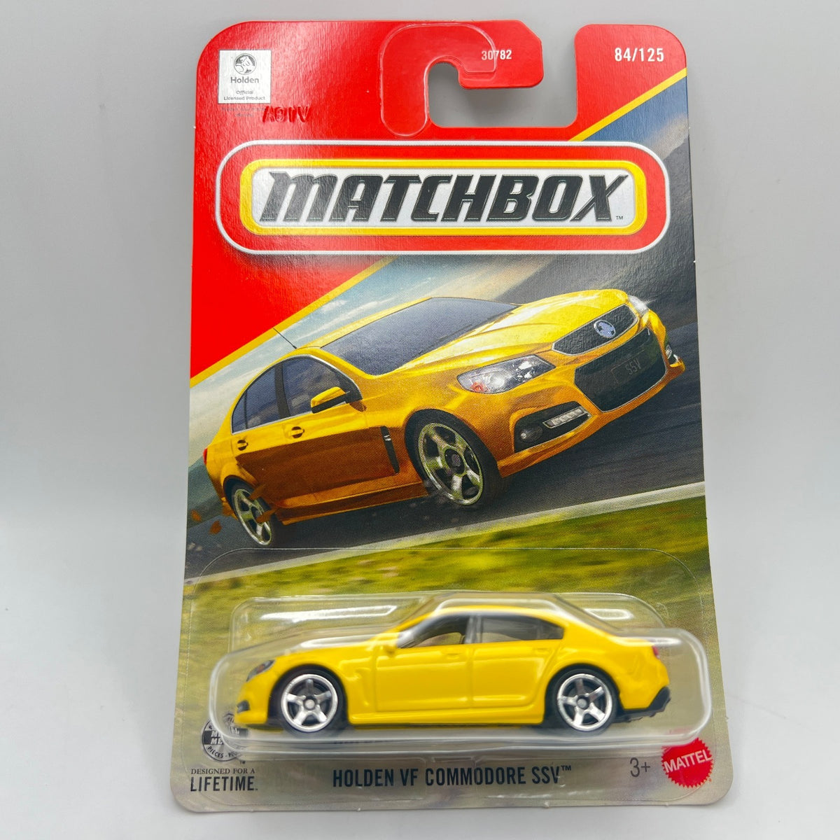 Matchbox Holden VF Commodore SSV Yellow 84/125 2026 Mainline 1:64 Diecast
