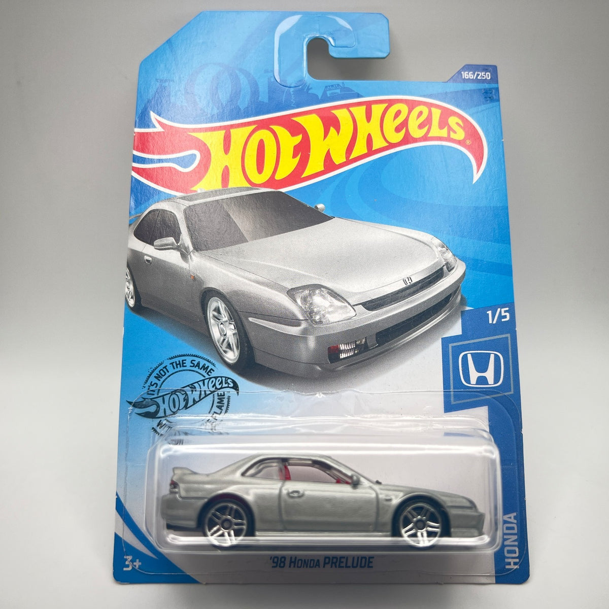 Hot Wheels 98 Honda Prelude Silver 166/250 Honda 1/5