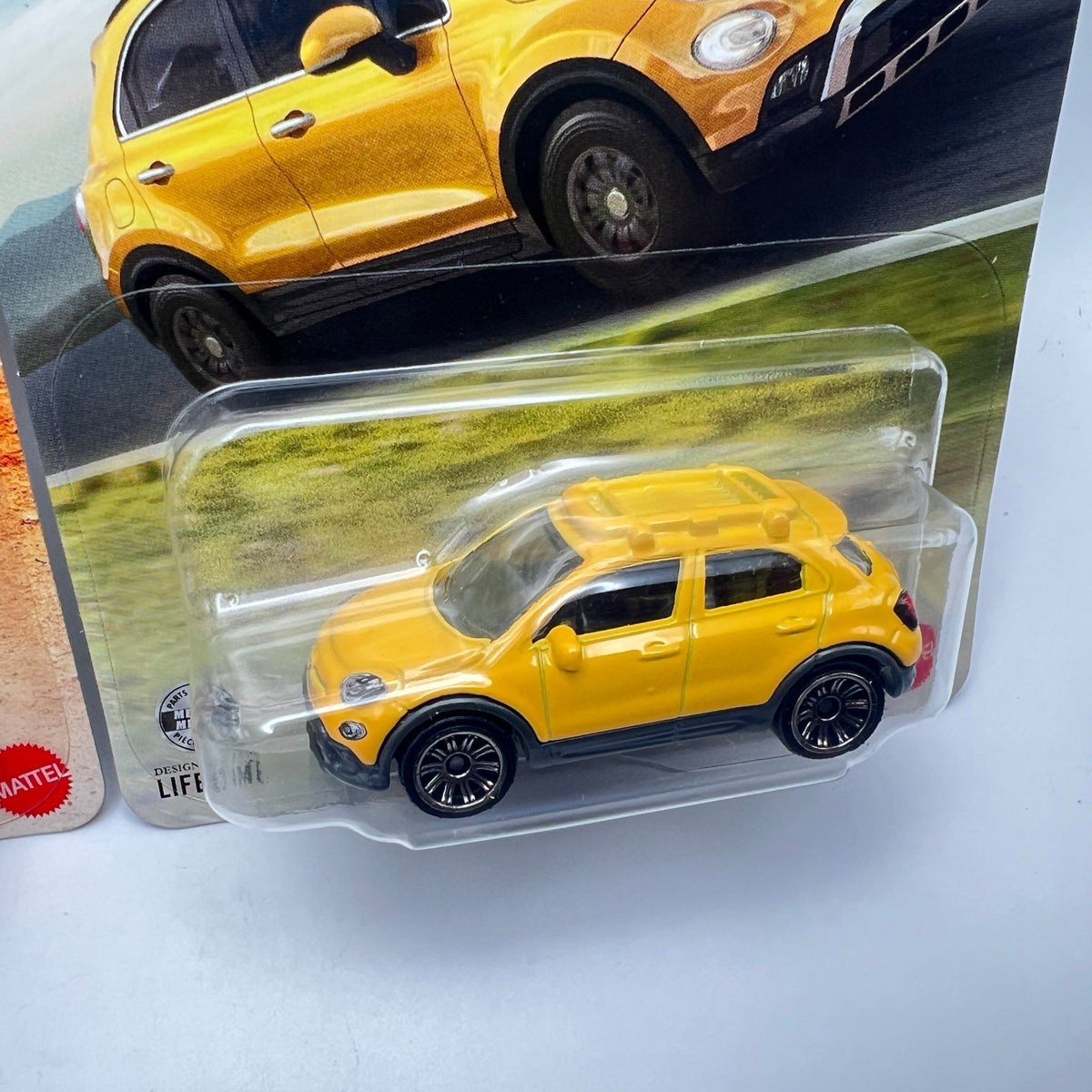 Matchbox 2016 Fiat 500X Lot of 2 Blue 35/125 + Yellow 01/125 1:64 Diecast