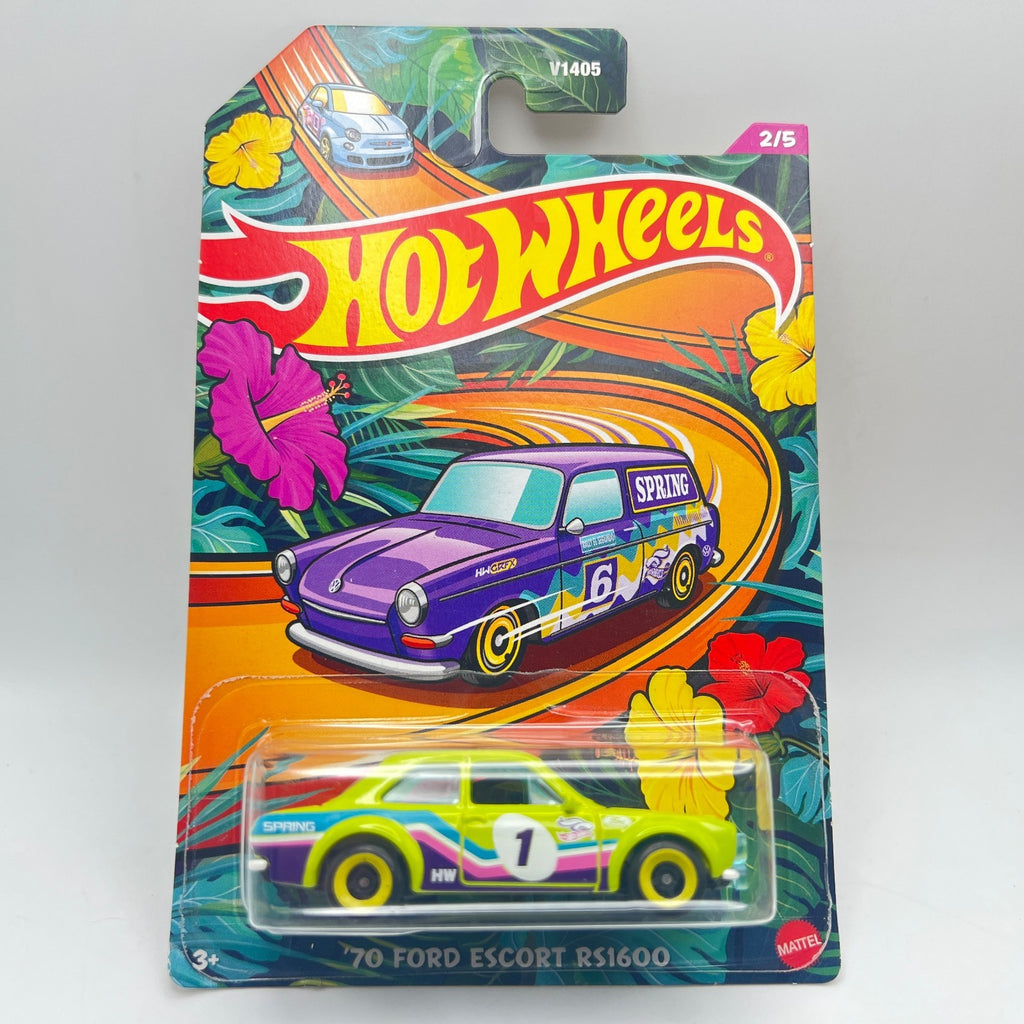 Hot Wheels Spring 2023 Complete Set of 5 Fiat 500 Escort Mini Subaru Squareback