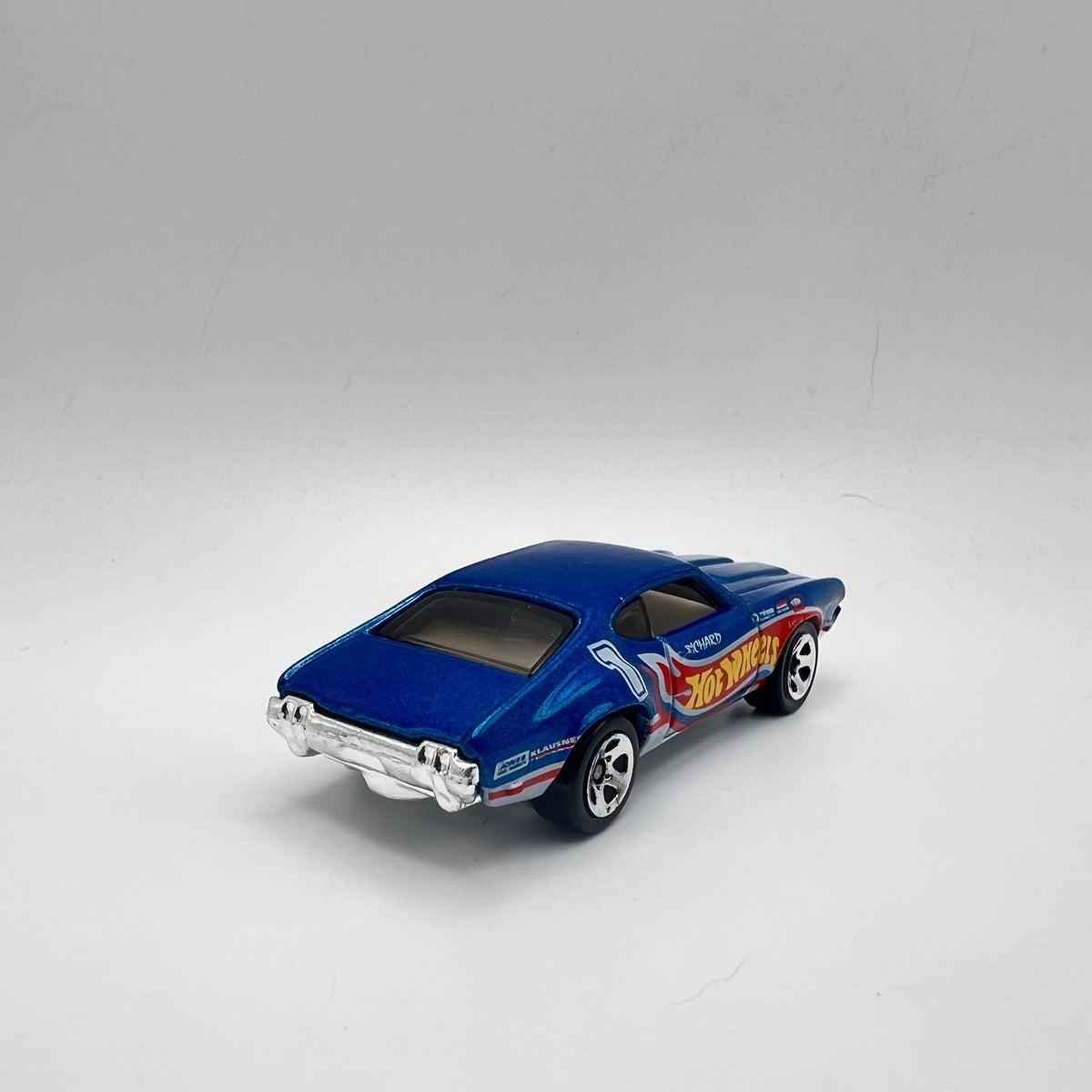 Hot Wheels Olds 442 Blue Hot Wheels Racing Flames LOOSE 1/64
