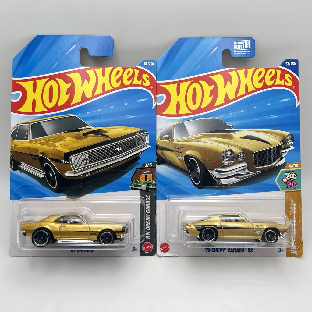 Hot Wheels CAMARO Lot of (2) '67 Camaro / '70 Chevy Camaro RS