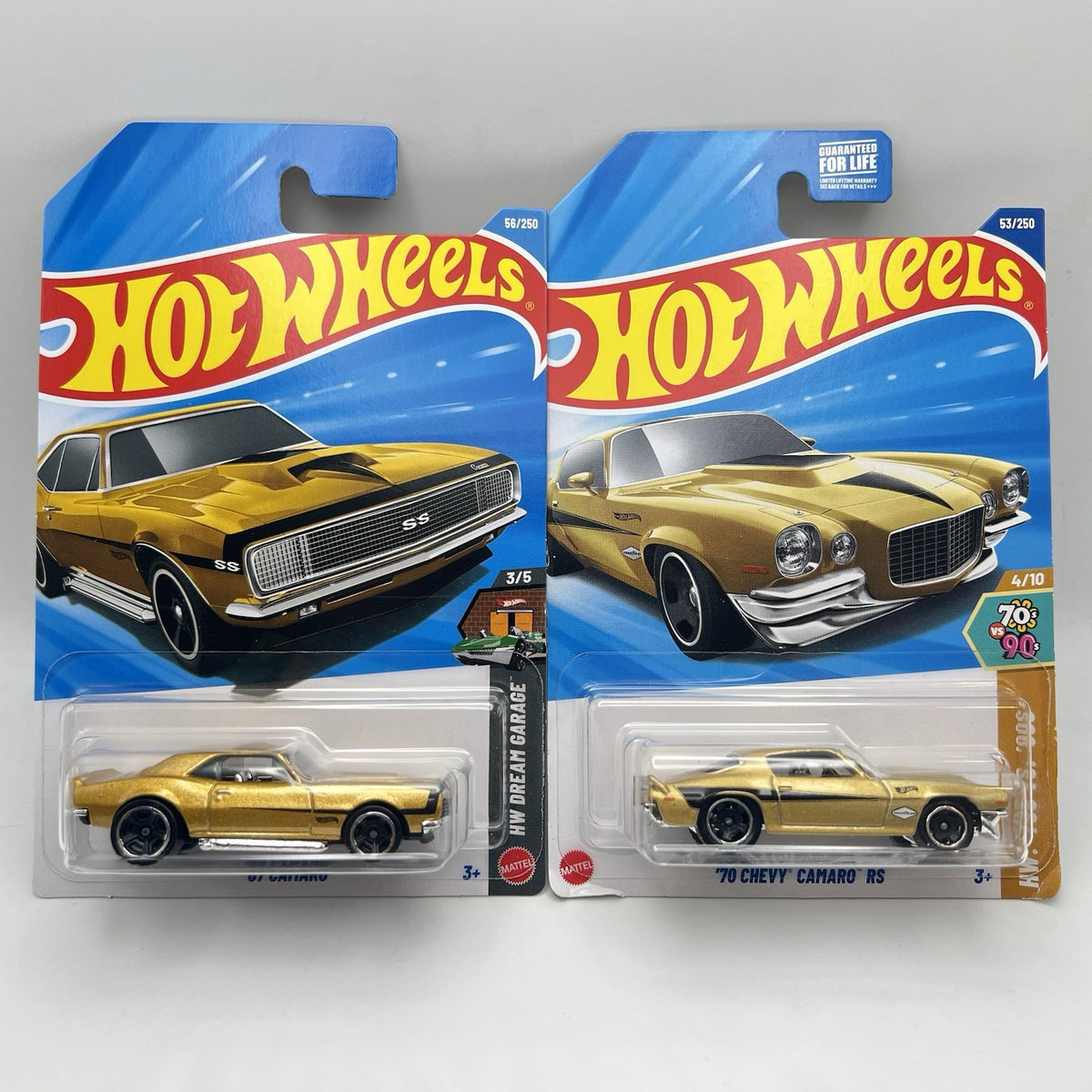 Hot Wheels CAMARO Lot of (2) '67 Camaro / '70 Chevy Camaro RS