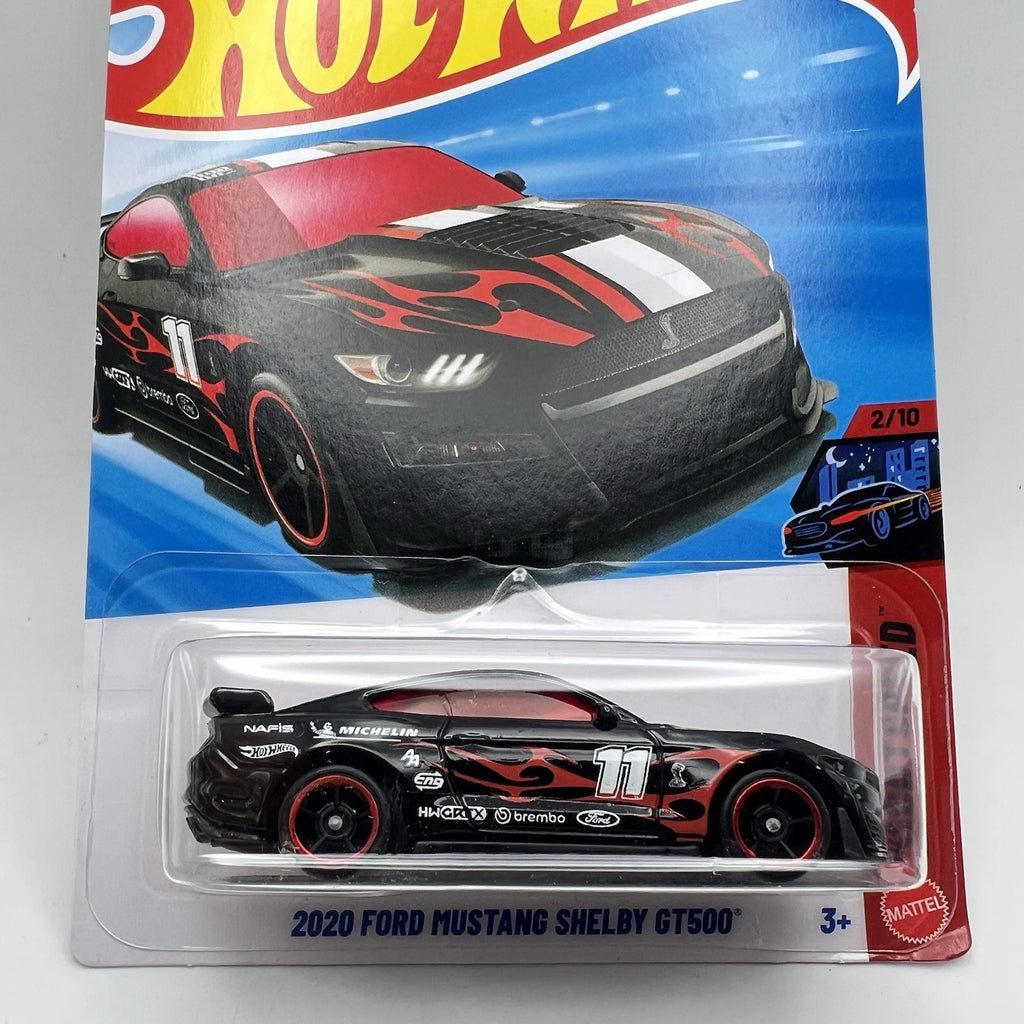 🔥2026 Hot Wheels MUSCLE black ‘20 Ford Mustang Shelby GT500 NIGHTSPEED 10/250
