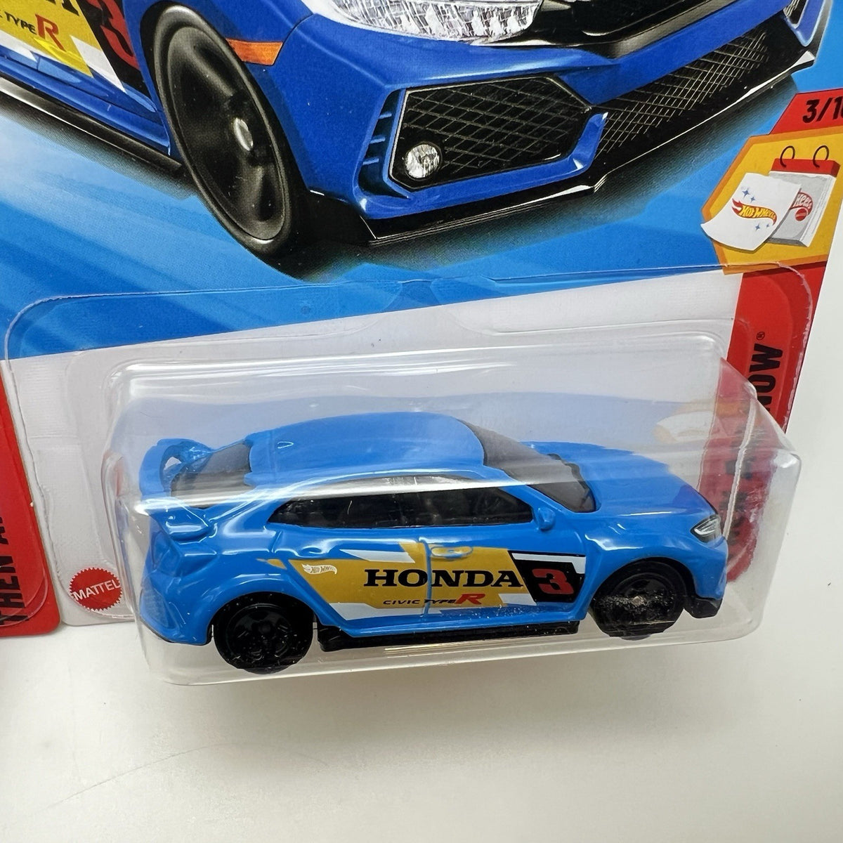 2 New Car Lot Hot Wheels~Honda Civic Type R Red & Blue Then & Now 2025~UNOPENED