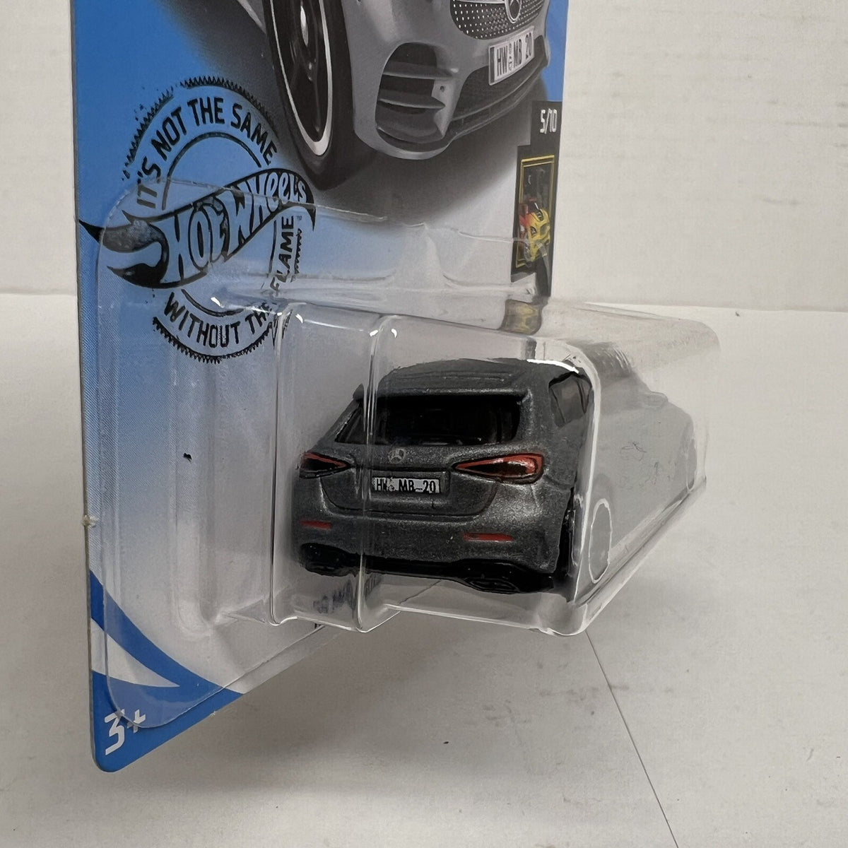 Hot Wheels 5/10 Nightburnerz '19 Mercedes-Benz A-Class gray #194 diecast 1:64