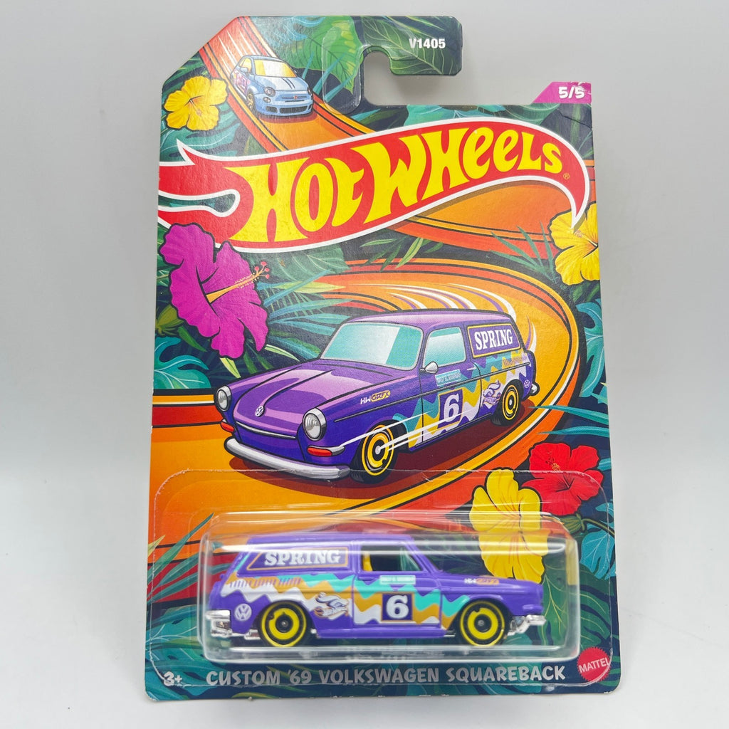 Hot Wheels Spring 2023 Complete Set of 5 Fiat 500 Escort Mini Subaru Squareback