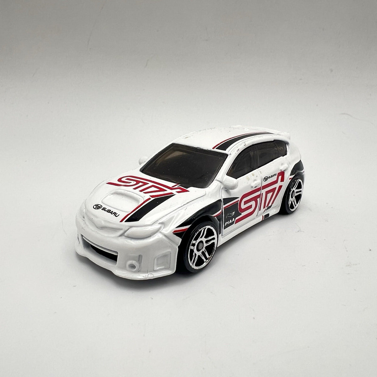 HOT WHEELS SUBARU WRX STI WHITE 68/250 Loose