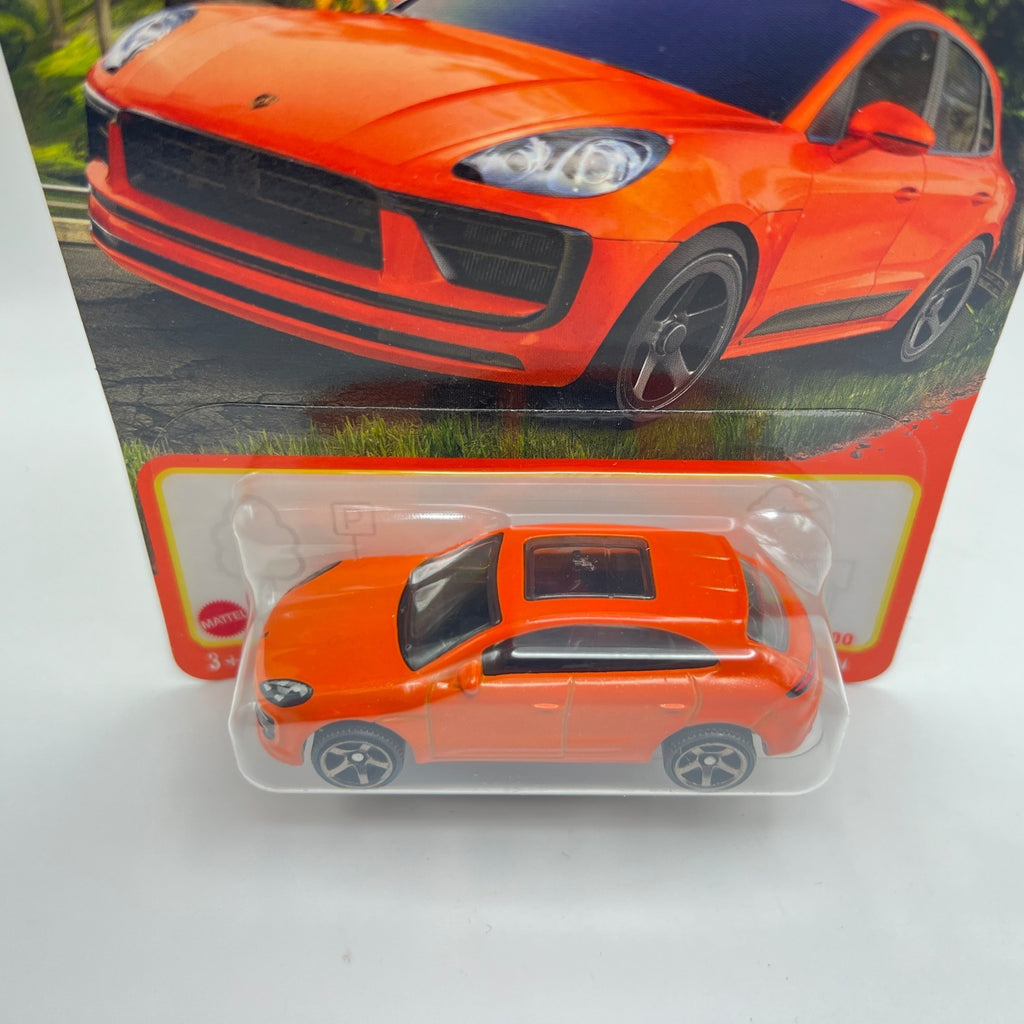 Matchbox 2022 Porsche Macan 11/100 Orange 1:64 Scale Diecast SUV