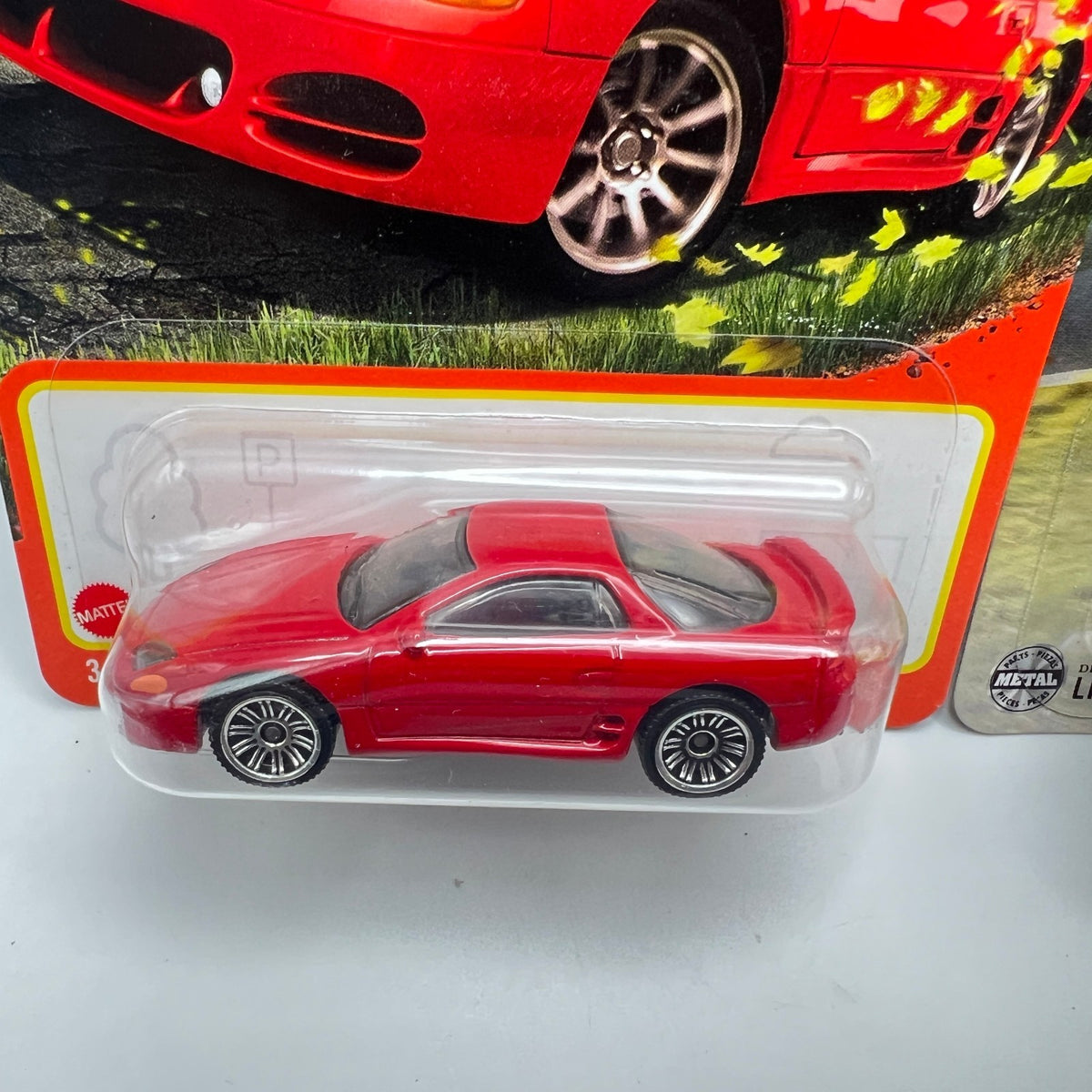 Matchbox 1994 Mitsubishi 3000GT Lot of 2 Red 70 Years White 88/125