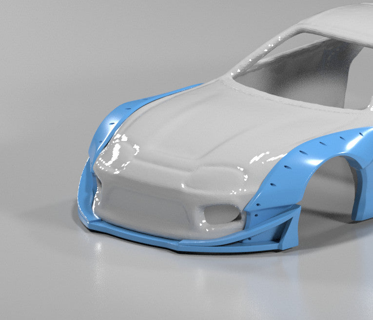 Rocket Bunny V1 Wide Body Kit for Hot Wheels Toyota Supra - Resin - 3d Printed