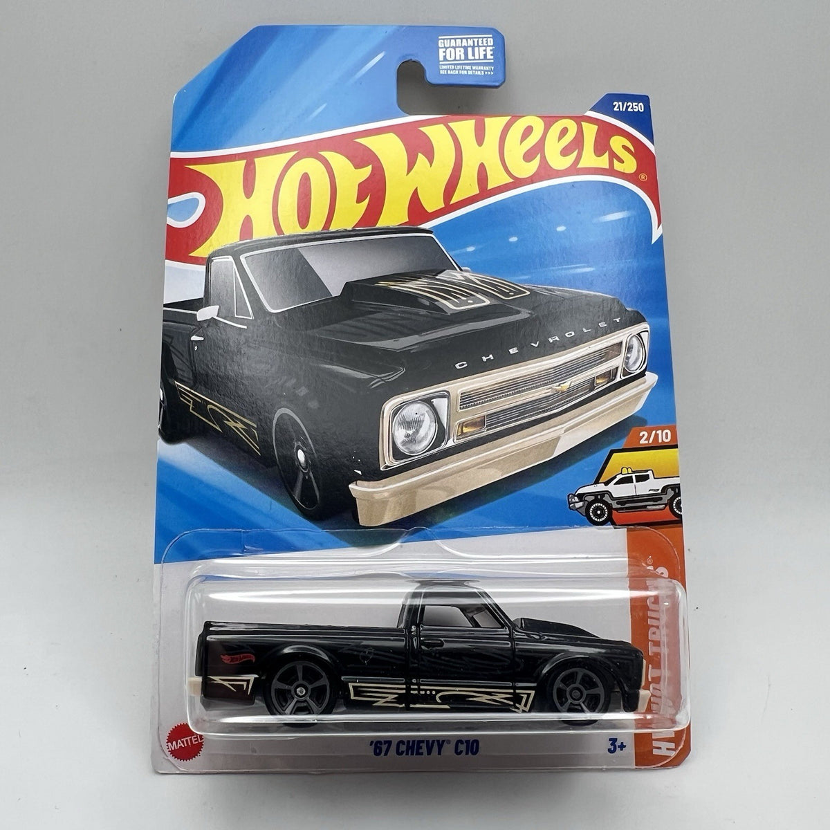 Hot Wheels '67 Chevy C10 [Black], HW Hot Trucks 2/10, 21/250  2025