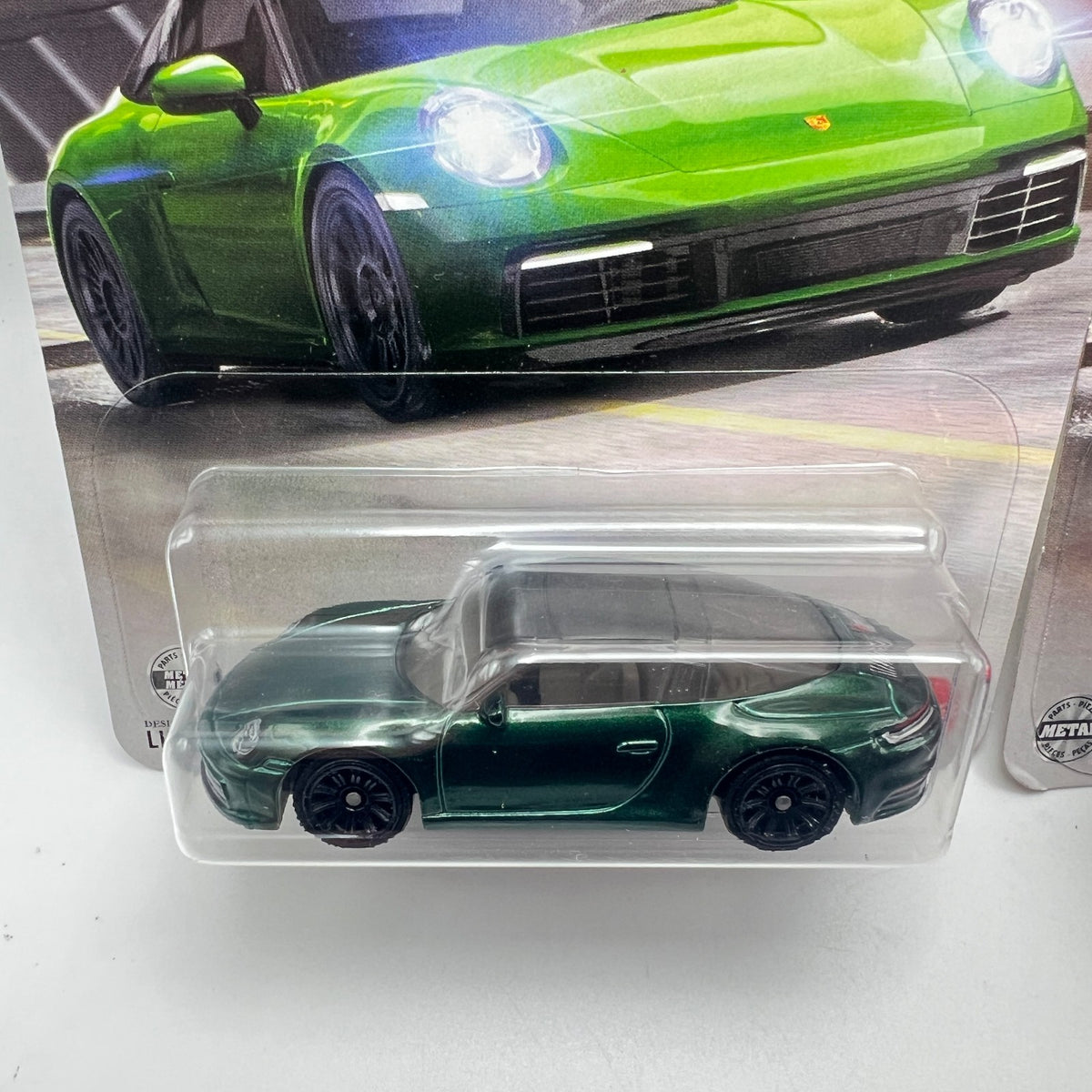 Matchbox Porsche 911 Targa Lot of 2 Green 49/125 + Red 34/125 1:64