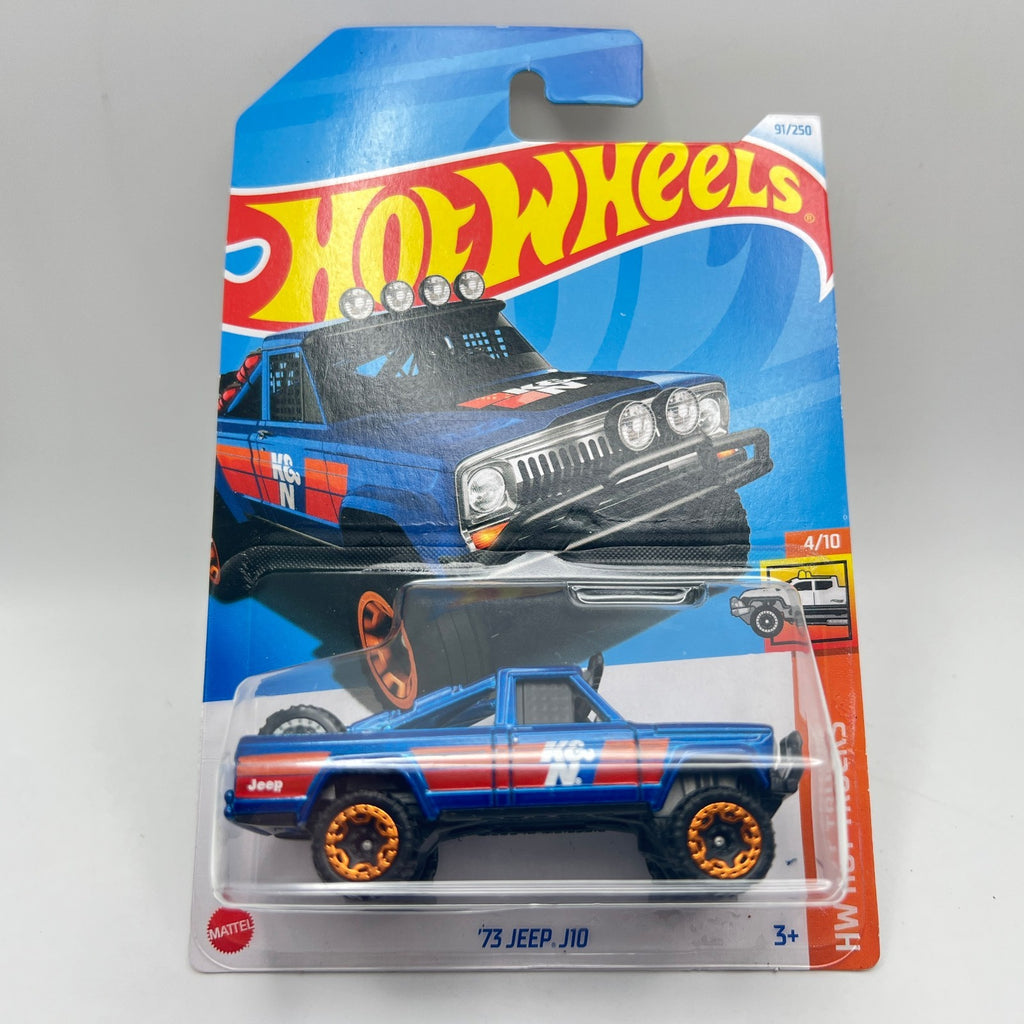 Hot Wheels 73 Jeep J10 91/250 HW Hot Trucks 4/10 Metallic Blue K&N