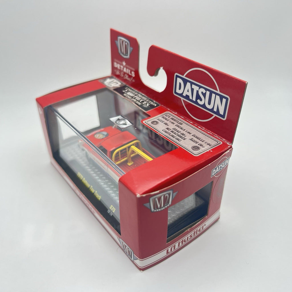 1/64 M2 1978 DATSUN PICKUP TRUCK LI'L HUSTLER YOKOHAMA TOW TRUCK