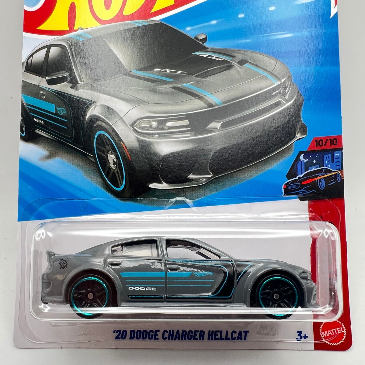 NIP 2026 Hot Wheels Mainline '20 Dodge Charger Hellcat 134/250 Grey Nightspeed