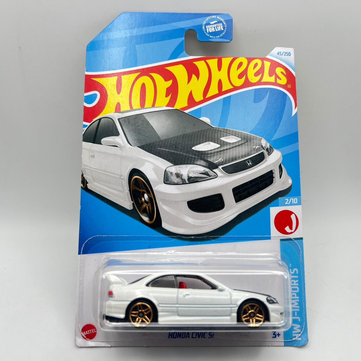 Hot Wheels Honda Civic Si HW J-Imports 2/10 45/250 White 2025