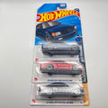 Hot Wheels '89 Mercedes-Benz 560 SEC AMG Lot of 3 Blue 186 Red 82 Black 150/250