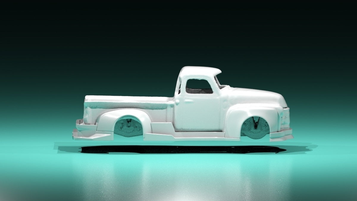 Time Blend Wide Body Kit for Hot Wheels 52 Chevy Pick up Truck - 3D Printed