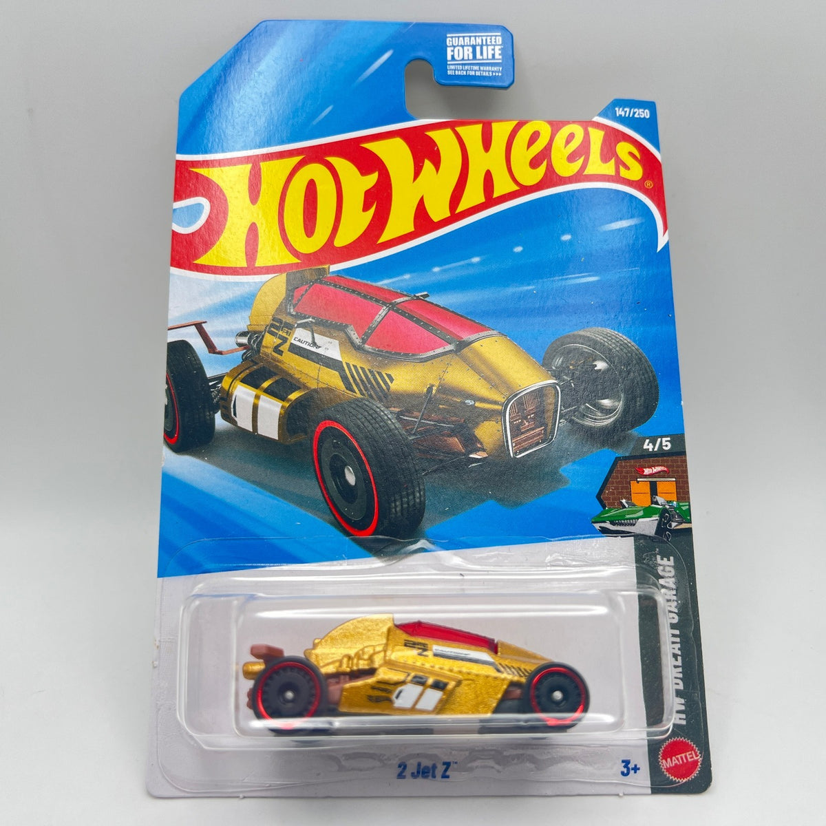 💛❤️ Hot Wheels 2 Jet Z Gold #147 Mainline 2026 Case G Treasure Hunt New TH