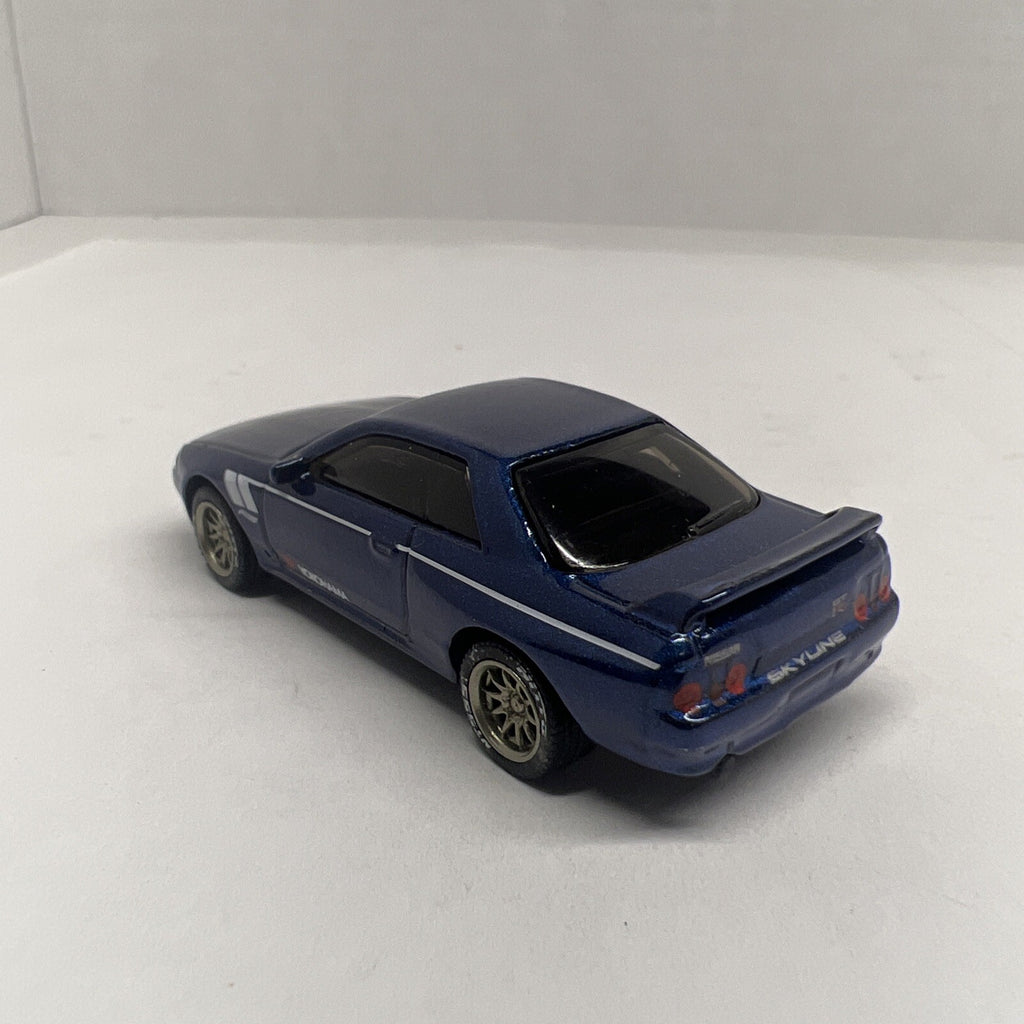 Hot Wheels Nissan Skyline GT-R R32 Dark Blue With Real Riders