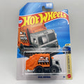 Hot Wheels Total Disposal Orange Garbage Truck Diecast 1:64 New On Card