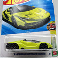 Hot Wheels Mainline 2016 LAMBORGHINI CENTENARIO ROADSTER Case F Green Color