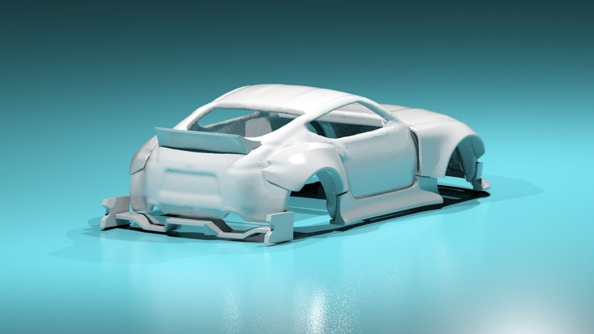 UFO Style Wide Body Kit for Hot Wheels Nissan 370z - Resin - 3d Printed