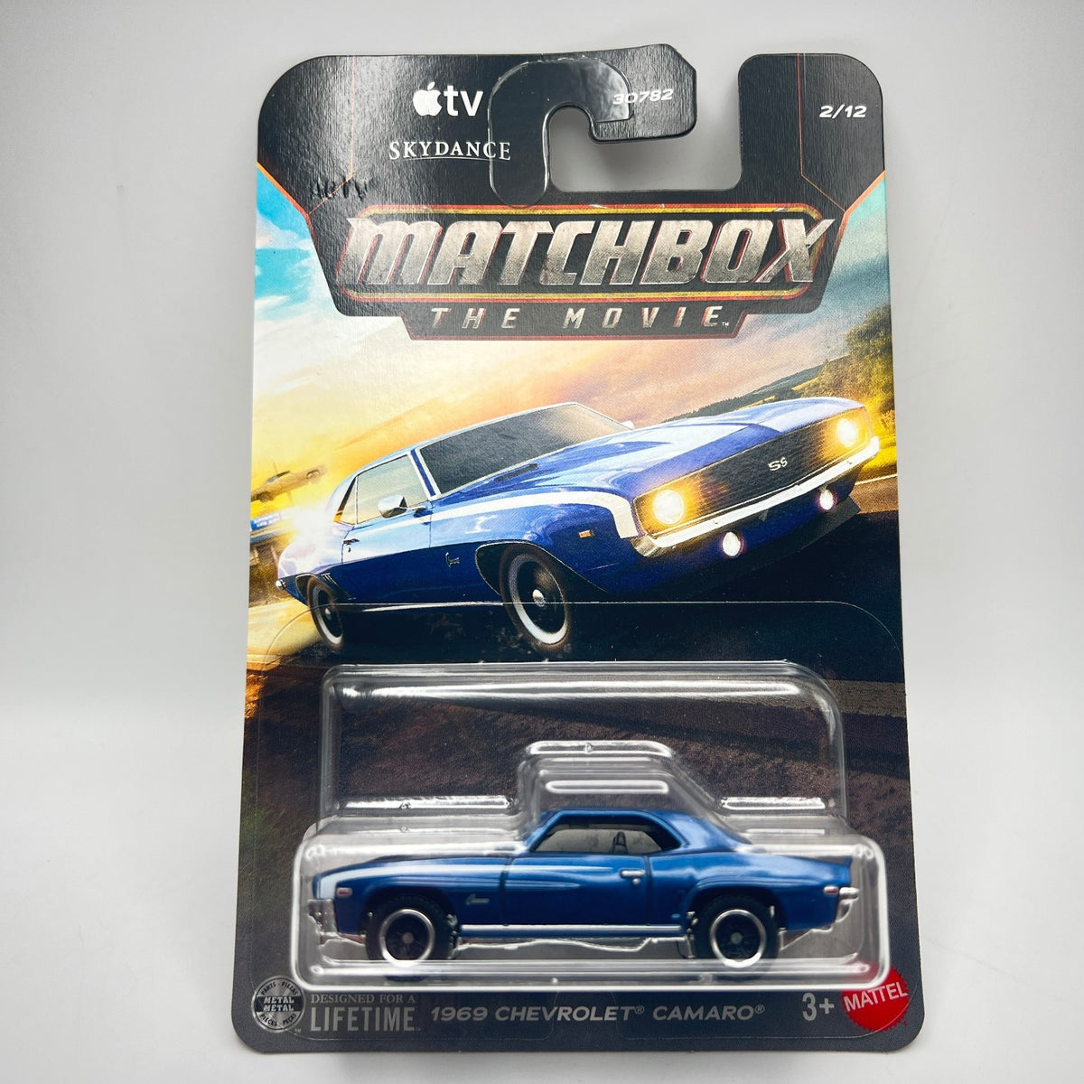 Matchbox The Movie 1969 Chevrolet Camaro Blue 2/12 2026 Apple TV