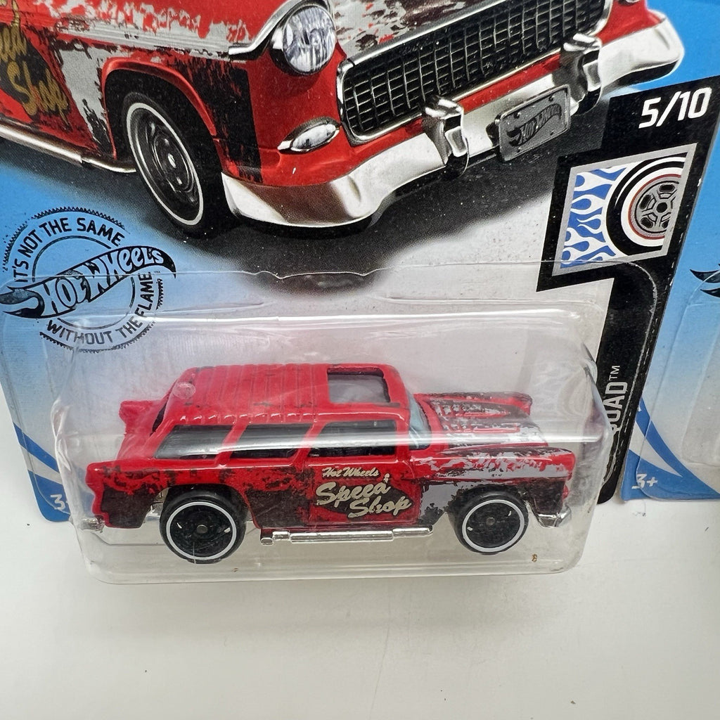 Hot Wheels Classic ‘55 Nomad #183 (lot Of 2)