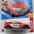 2025 Hot Wheels Red 2018 Honda Civic Type R 123/250 Then And Now 3/10