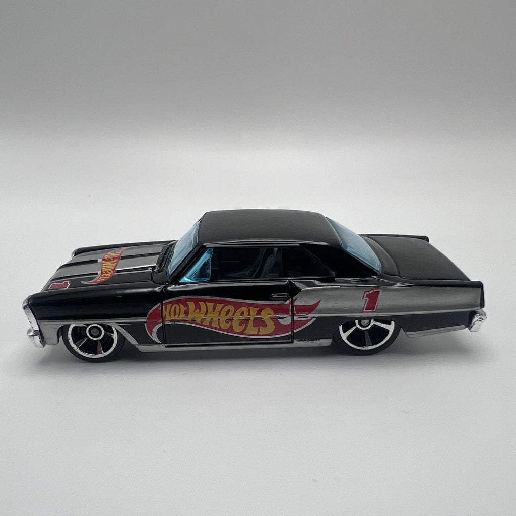 Hot Wheels '66 Nova Black Chevy Chevrolet Toy Car Team Tampo Malaysia