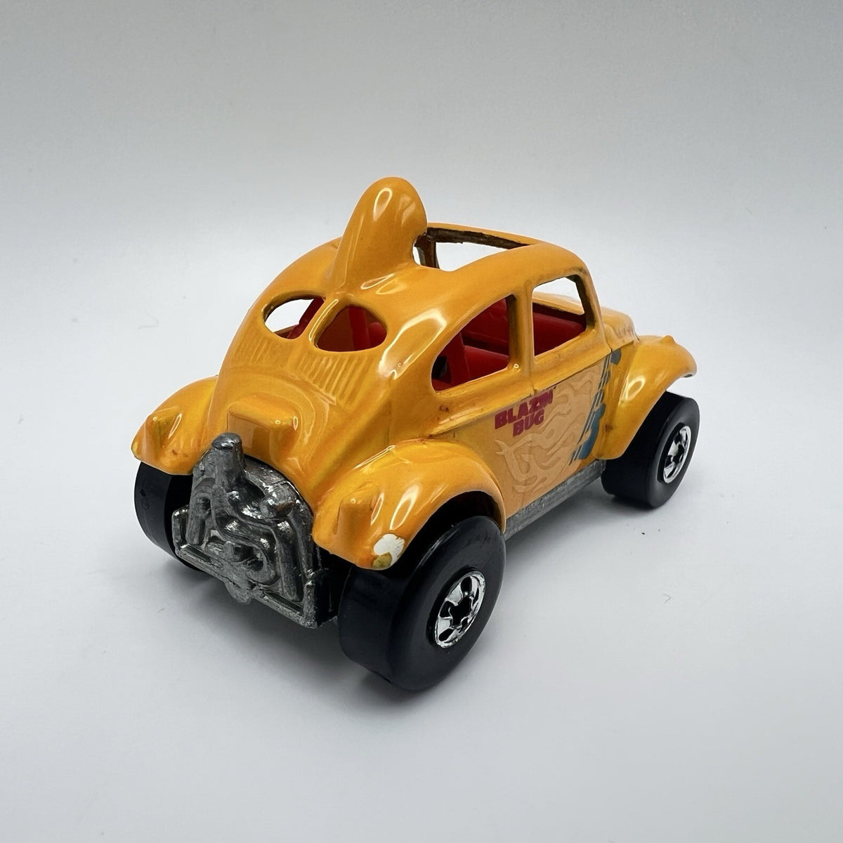 HOT WHEELS - MATTEL - VW - BEETLE COX LOW BUG ORANGE - MALAYSIA 1983 R477