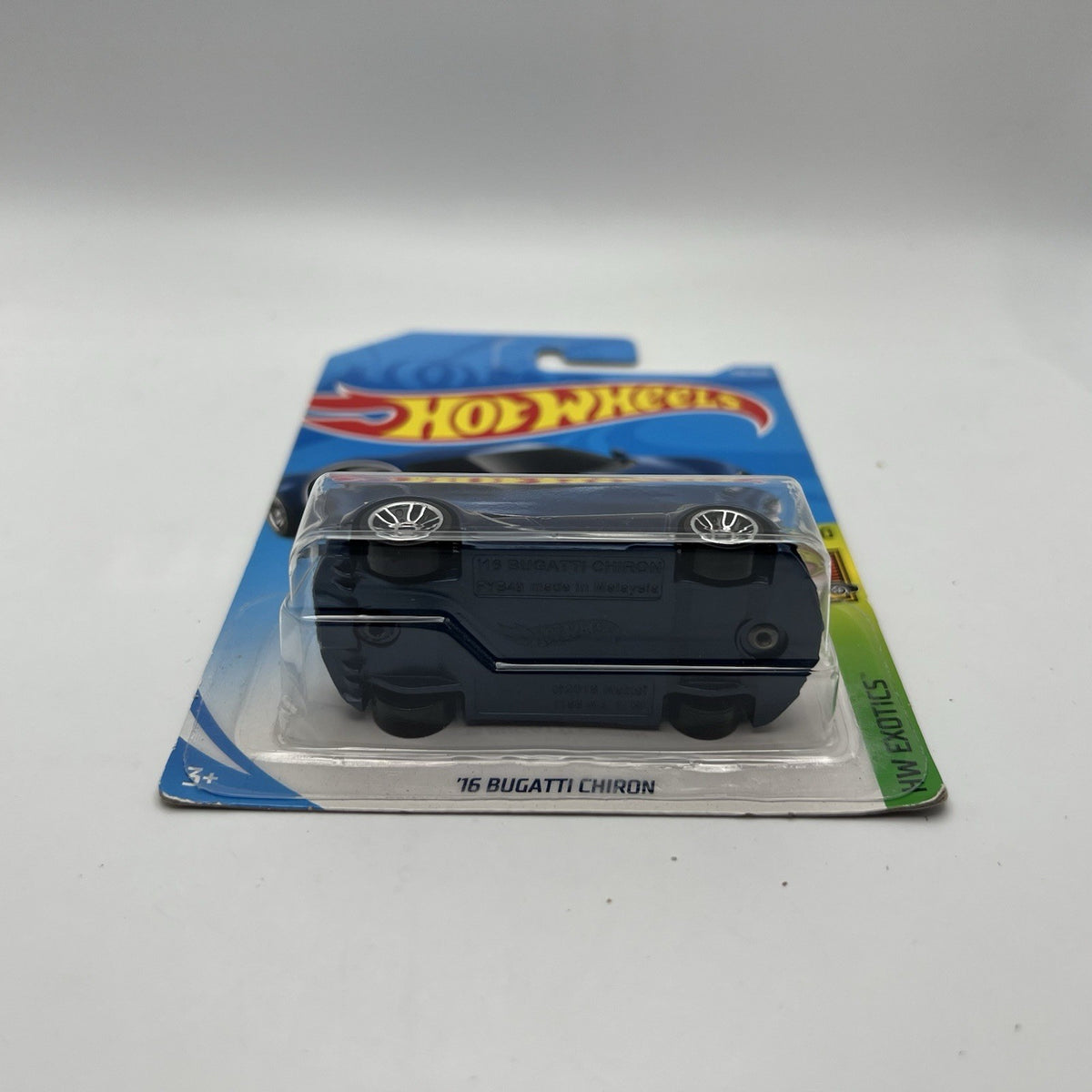 HOT WHEELS 2019 M/L #236/250 '16 Bugatti Chiron 7/10 HW Exotics blue