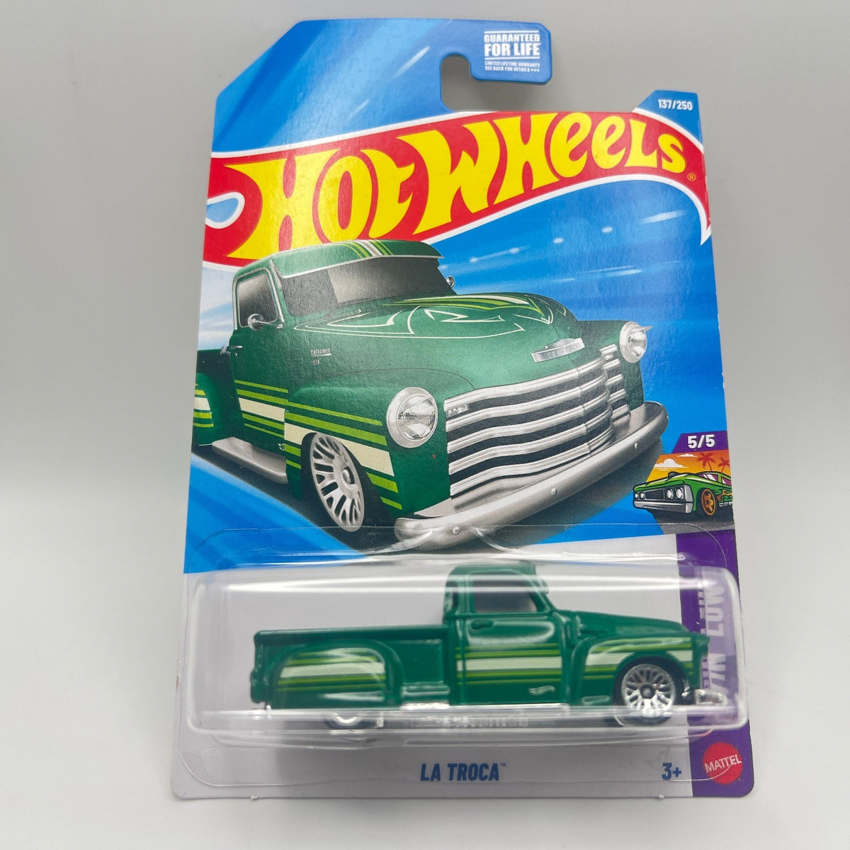 Hot Wheels La Troca Dark Green Layin' Low 5/5 137/250 2026