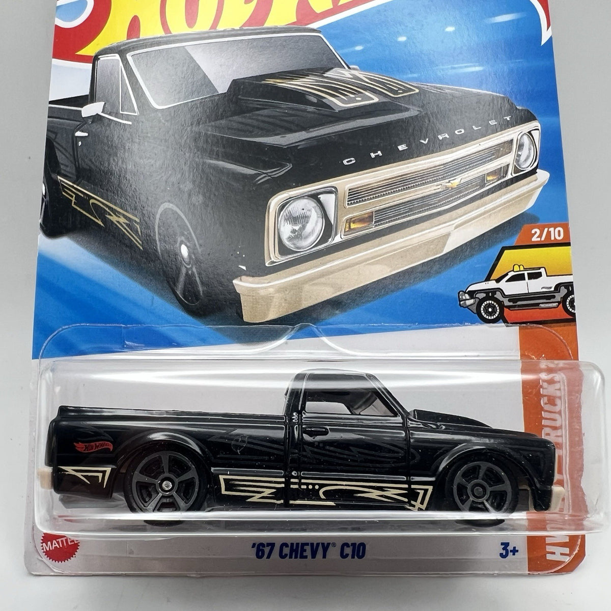 Hot Wheels '67 Chevy C10 [Black], HW Hot Trucks 2/10, 21/250  2025