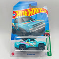 Hot Wheels '87 Dodge D100 Teal 38/250 HW Reverse Rake 1/5