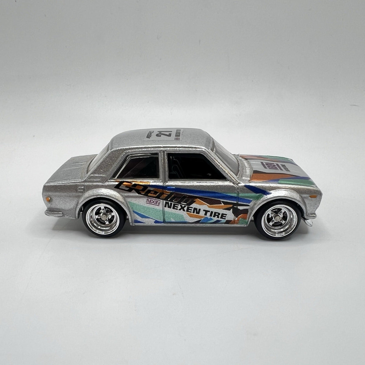 Hot Wheels '71 DATSUN 510 ALL CUSTOM! Full Paint And Real Riders