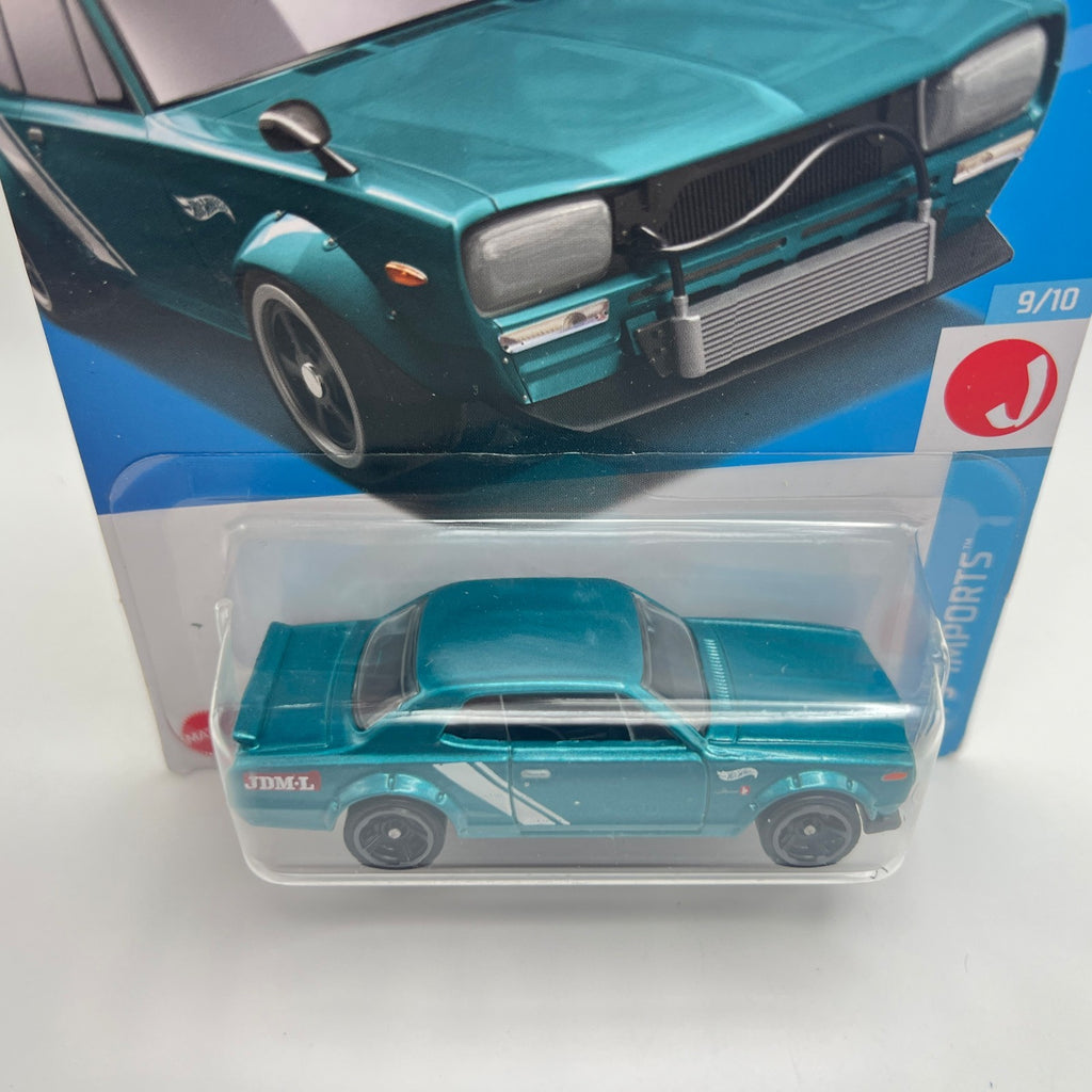 Hot Wheels Nissan Skyline HT 2000GT-X 187/250 HW J-Imports 9/10 Teal