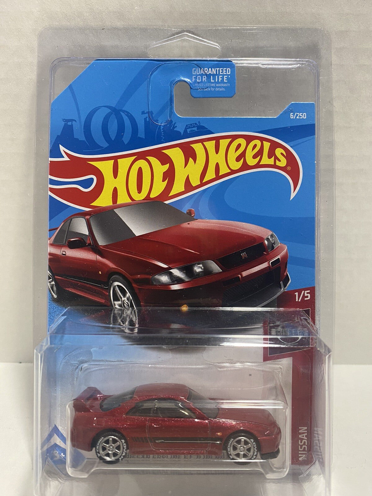 Hot Wheels 1:64 On Card Nissan Skyline GT-R BCNR33 Custom SUPER w/Real Riders