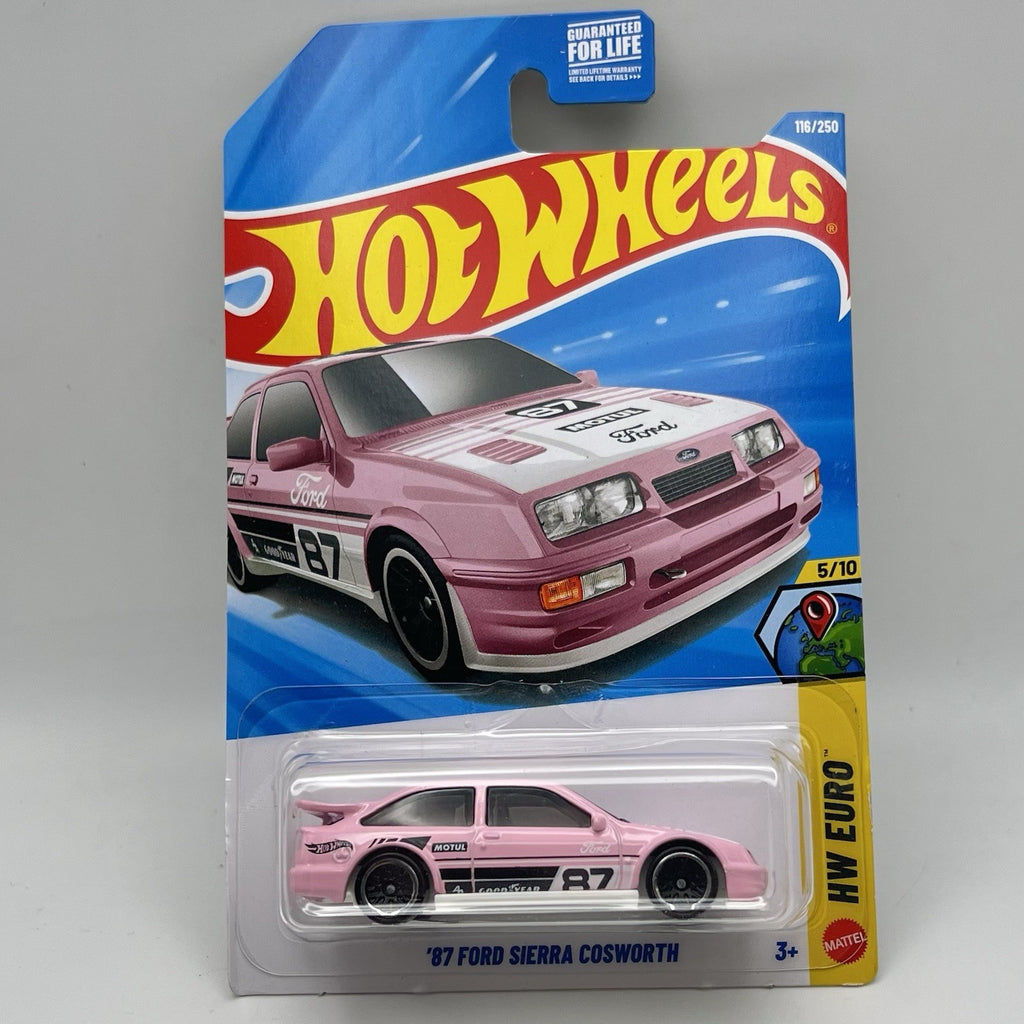 Hot Wheels 2026 Mainline HW Euro '87 Ford Sierra Cosworth Pink #116